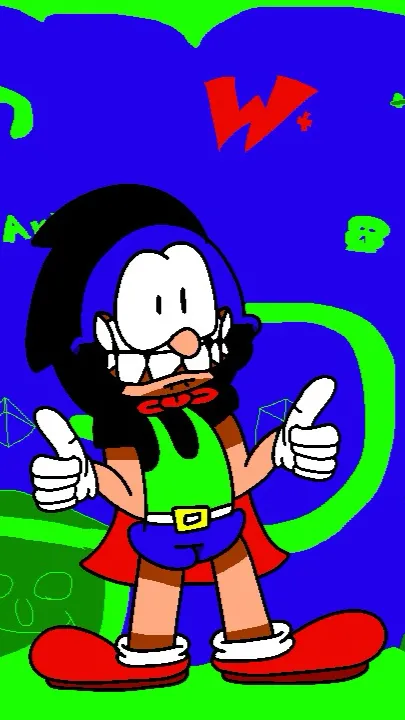ai character: Antario Spaghetti background