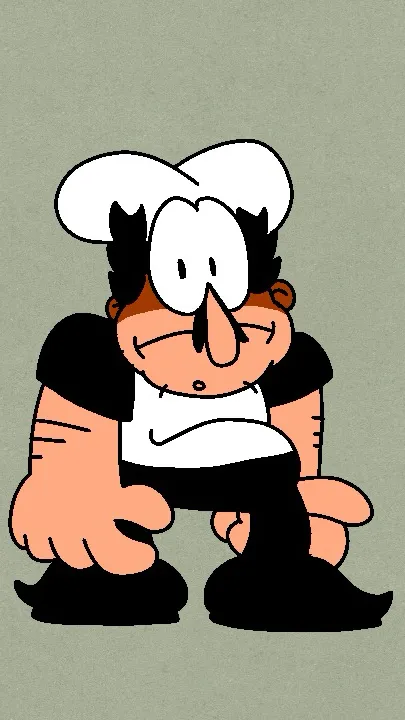 ai character: Peppino Spaghetti background