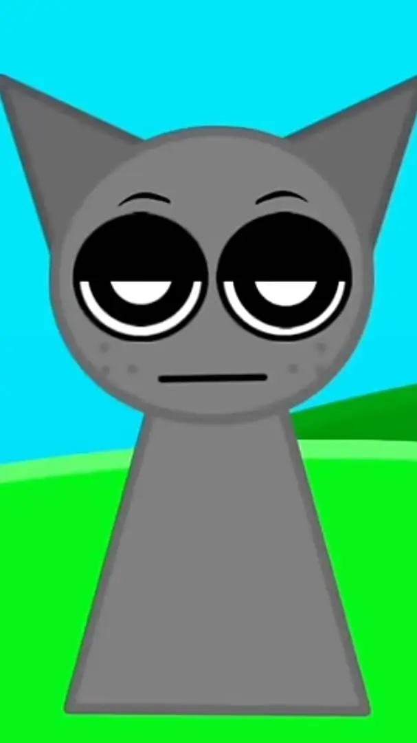 ai character: gray  background