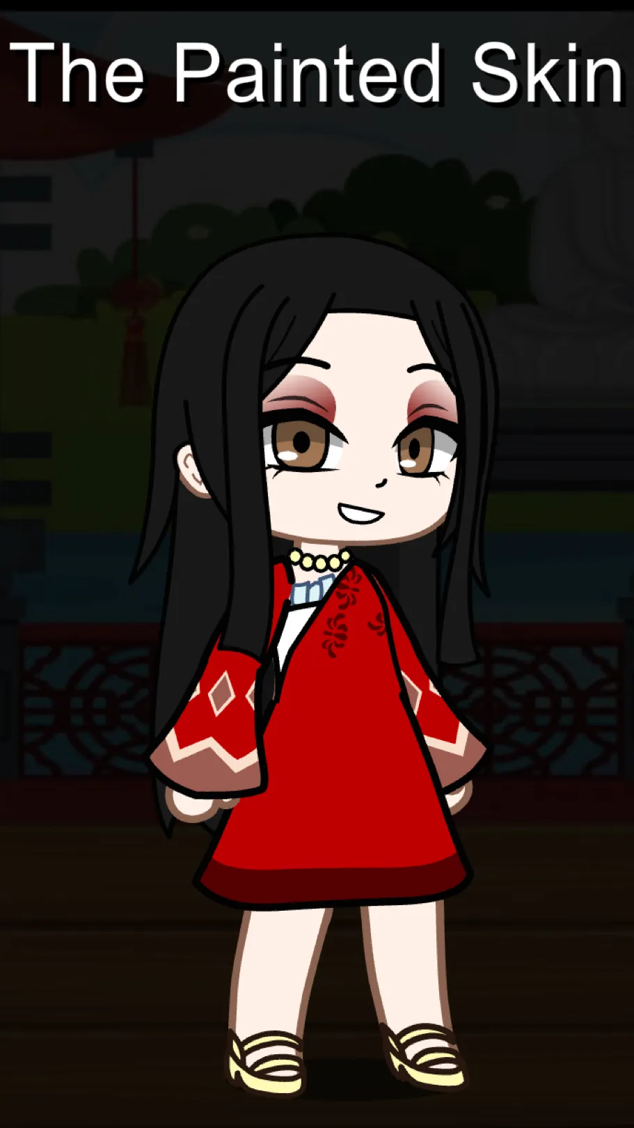 ai character: The Painted Skin background
