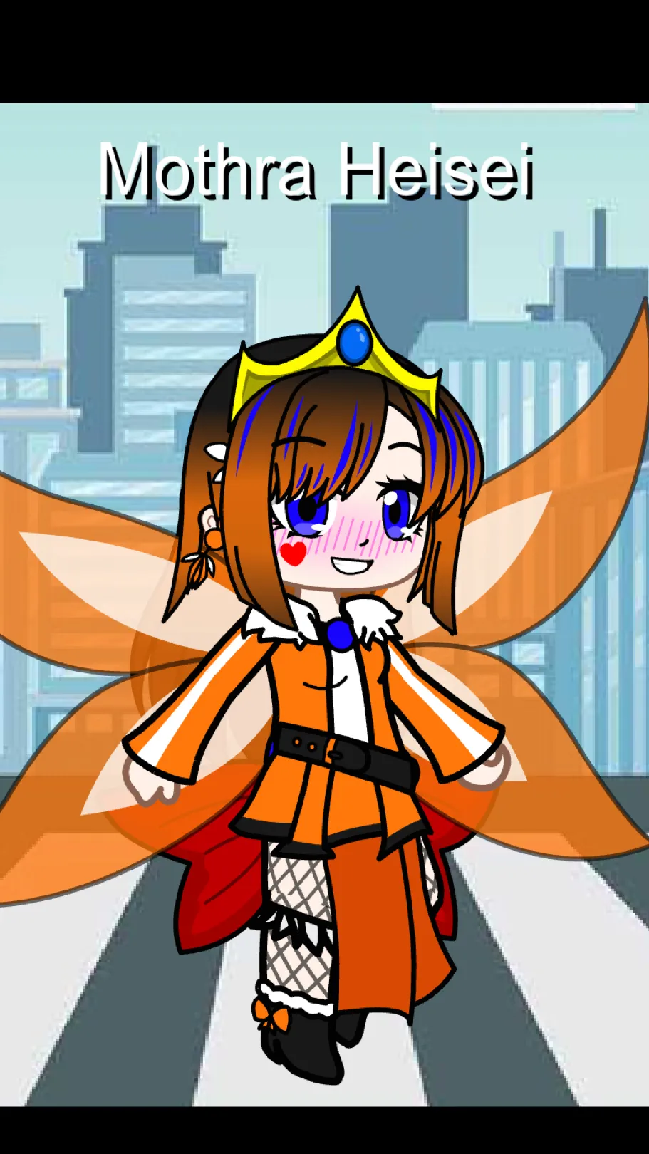 ai character: Mothra Heisei background