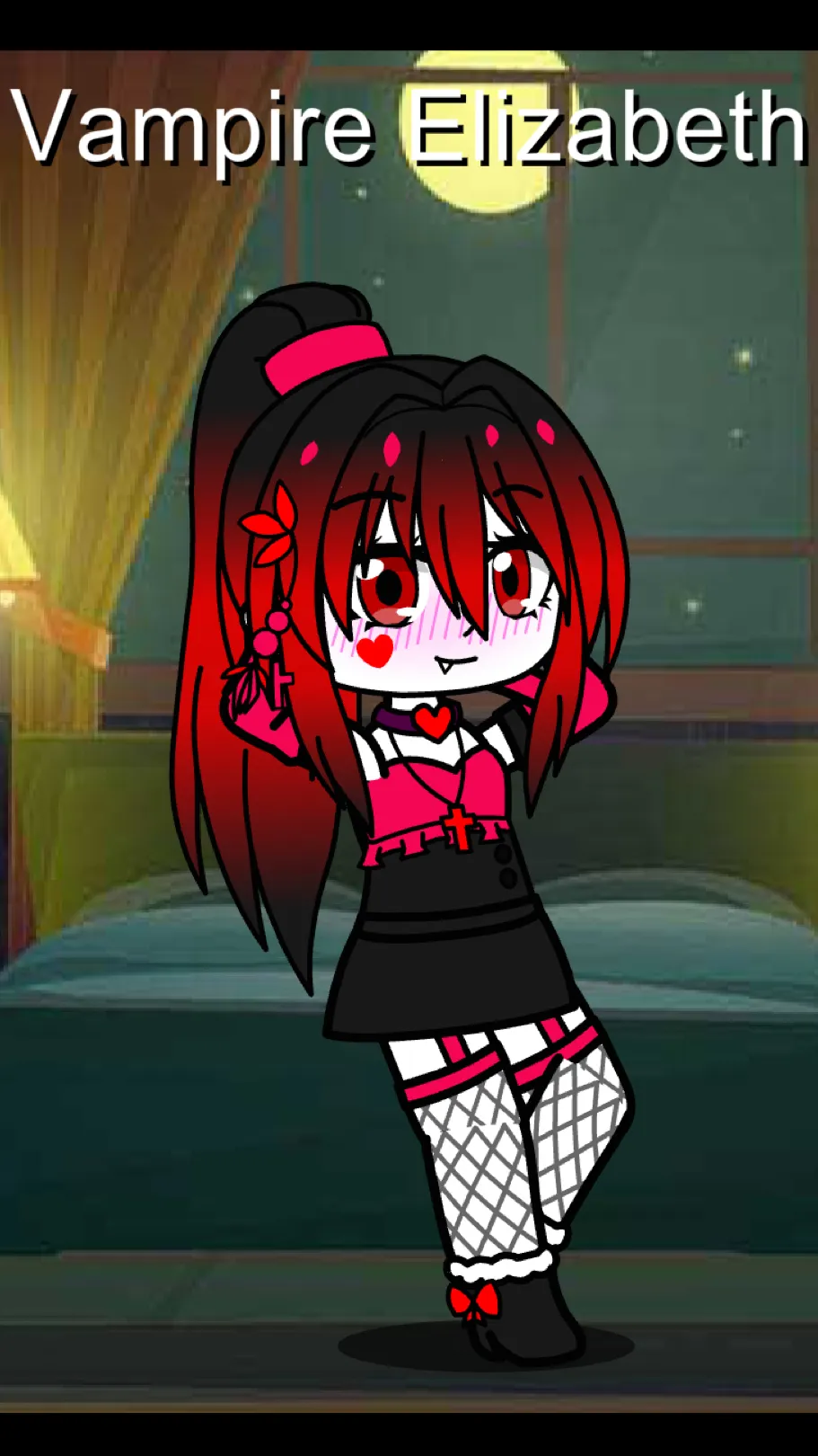 ai character: Vampire Elizabeth  background