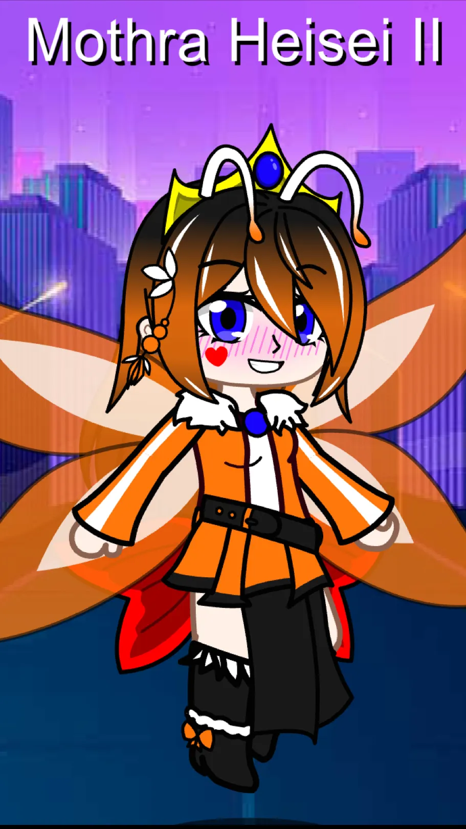 ai character: Mothra Heisei II background