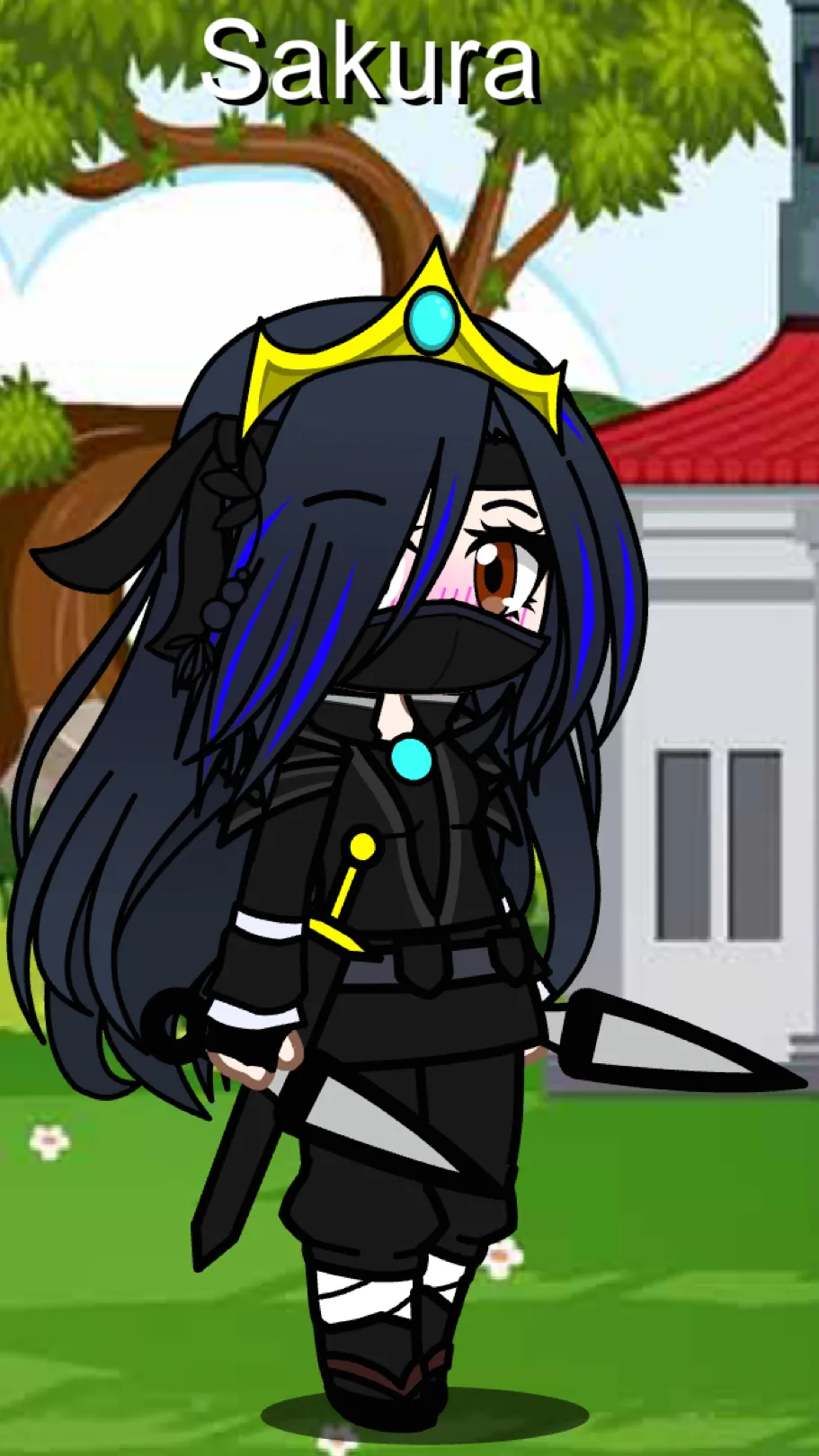 ai character: Sakura  background