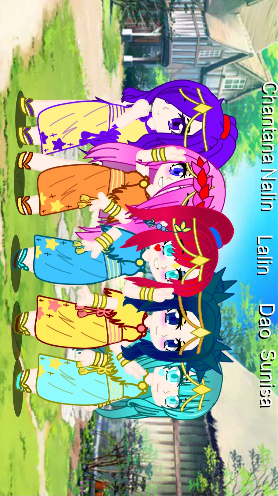 ai character: Thai Girls background