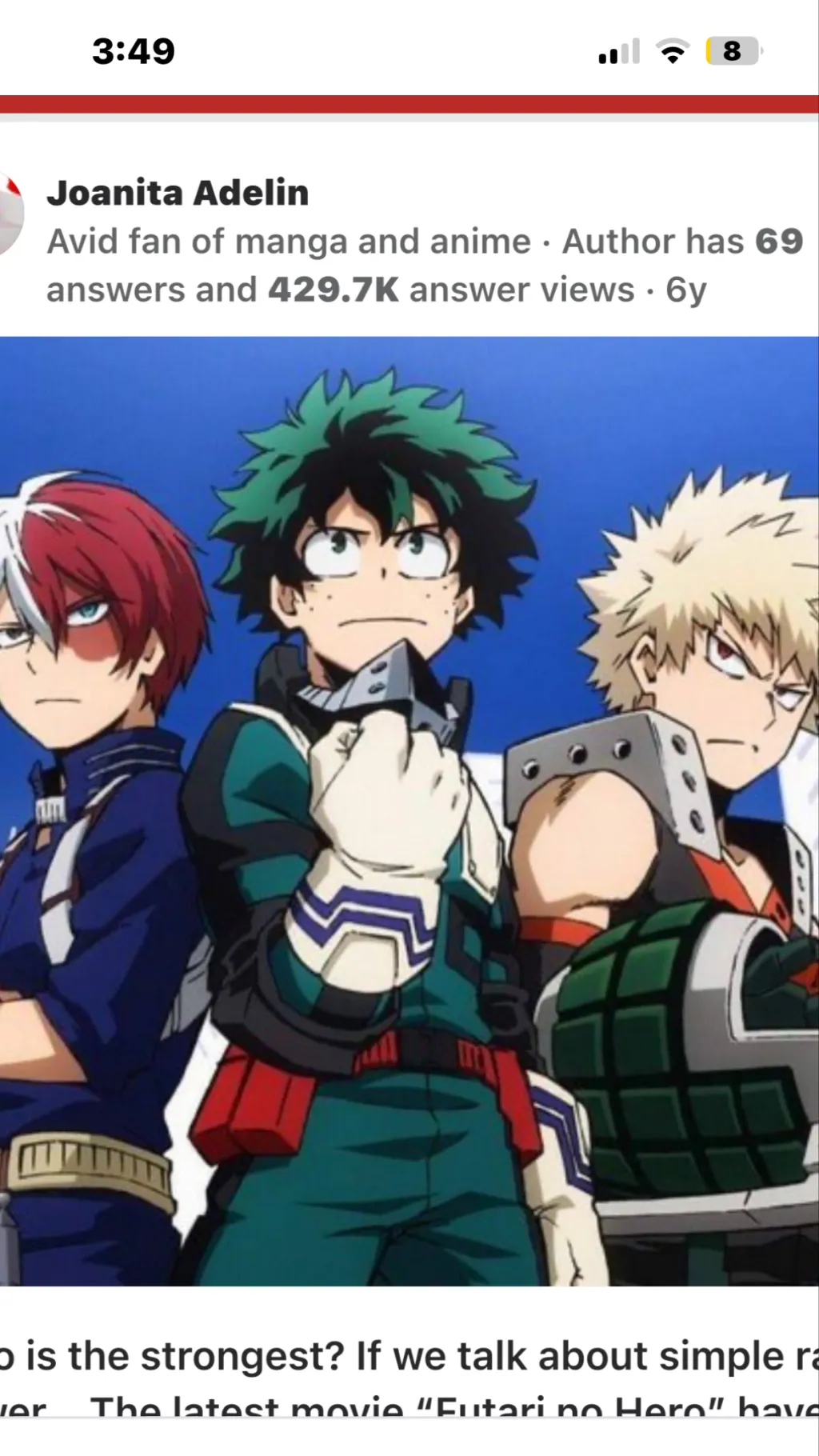 ai character: Mha hates you background