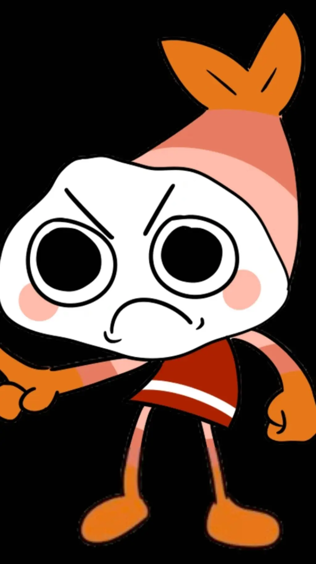 ai character: Shrimpo background