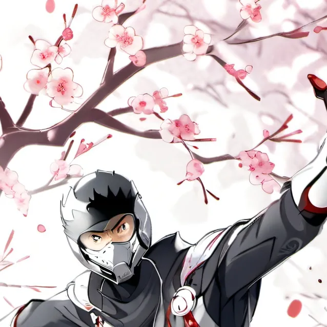 chat with ai character: ninja go to school