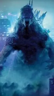 ai character: Godzilla (2021) background