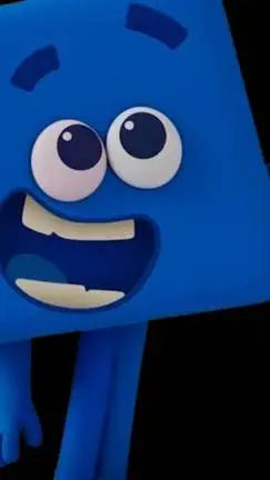 ai character:  the one blue  background