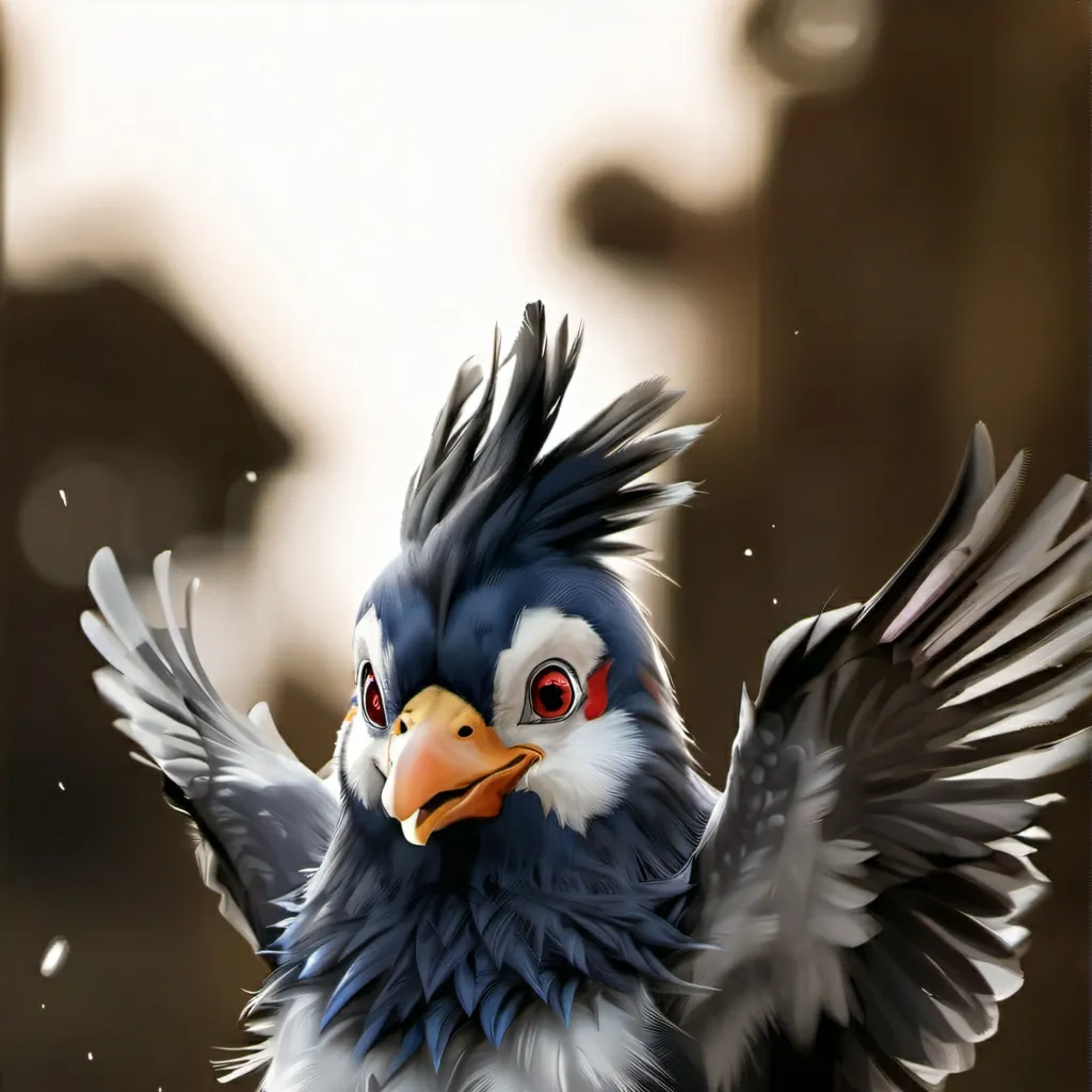 chat with ai character: +⚫~/Puki\~🐦+