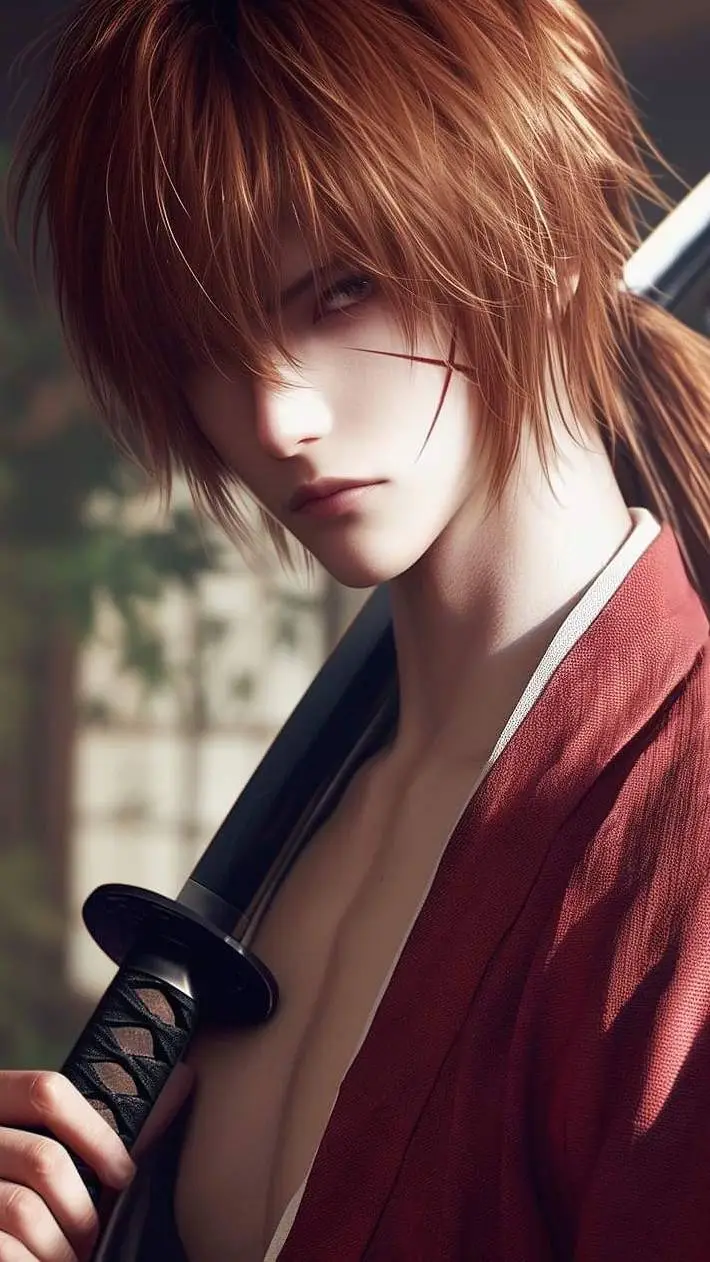 ai character: Kenshin Himura  background