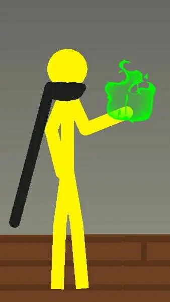 ai character: Wave background