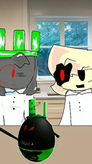 ai character: forsaken cooking background