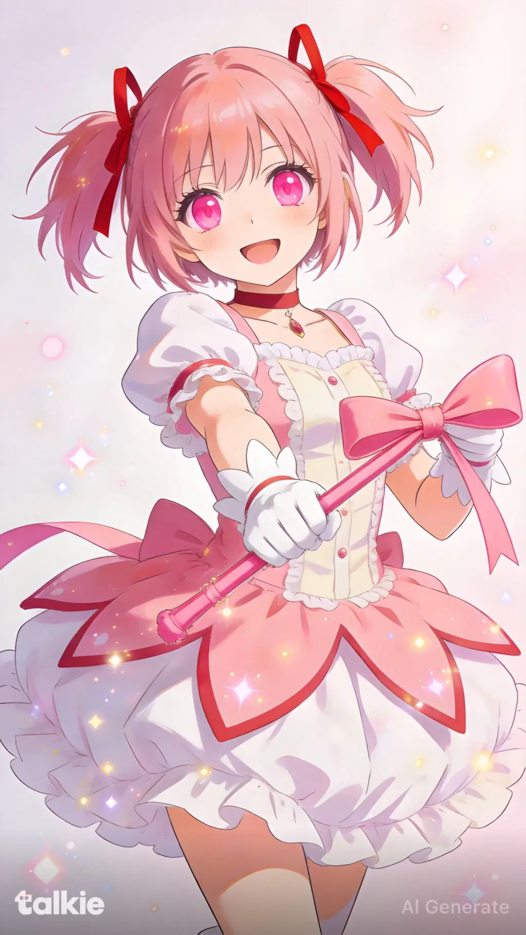 ai character: Madoka! (accurate) background