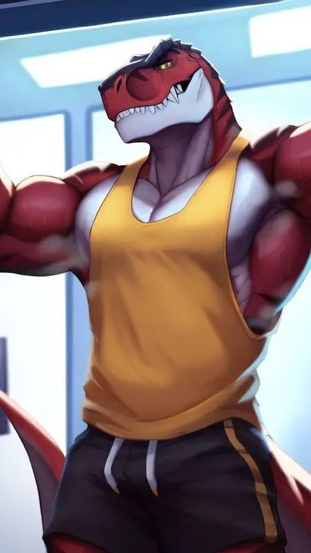 ai character: Rex  background