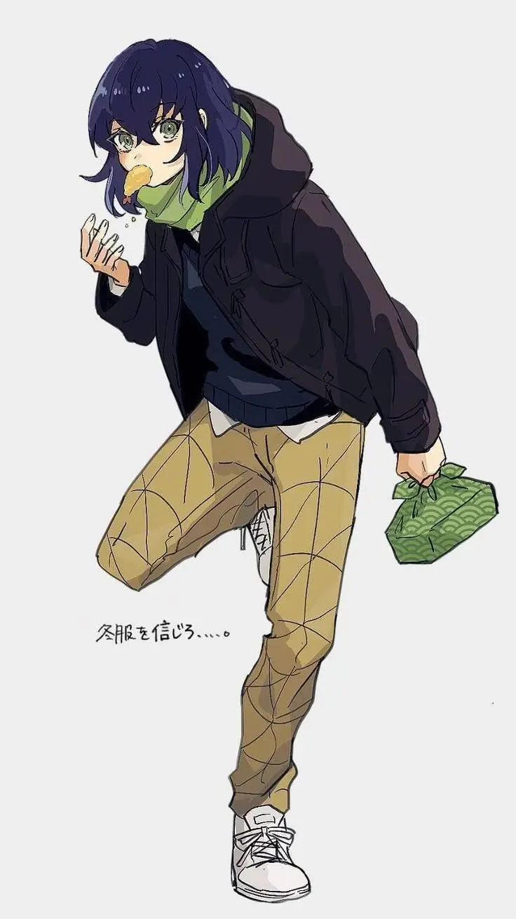 ai character: Inosuke  background