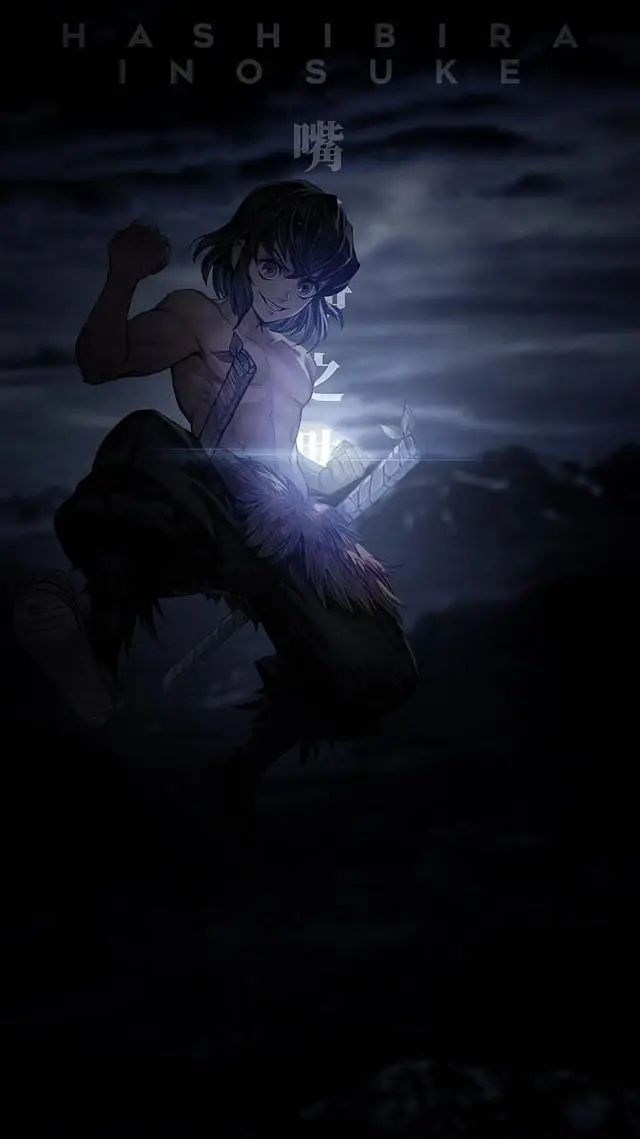 ai character: Inosuke  background