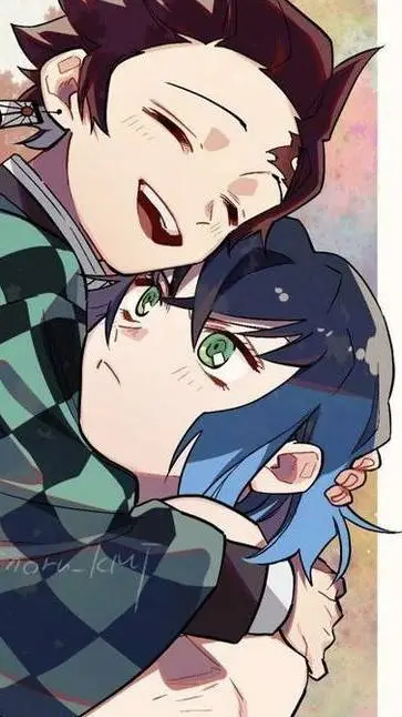 ai character: Tanjiro x Inosuke  background