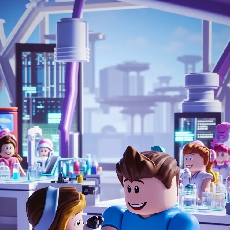chat with ai character: Roblox Lab!