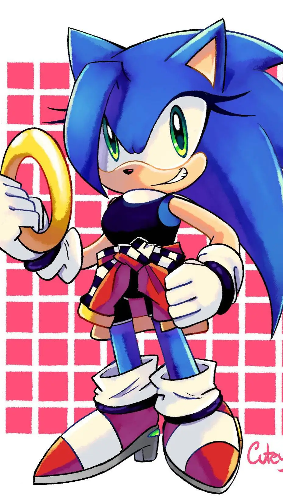 ai character: Sonia the hedgehog background