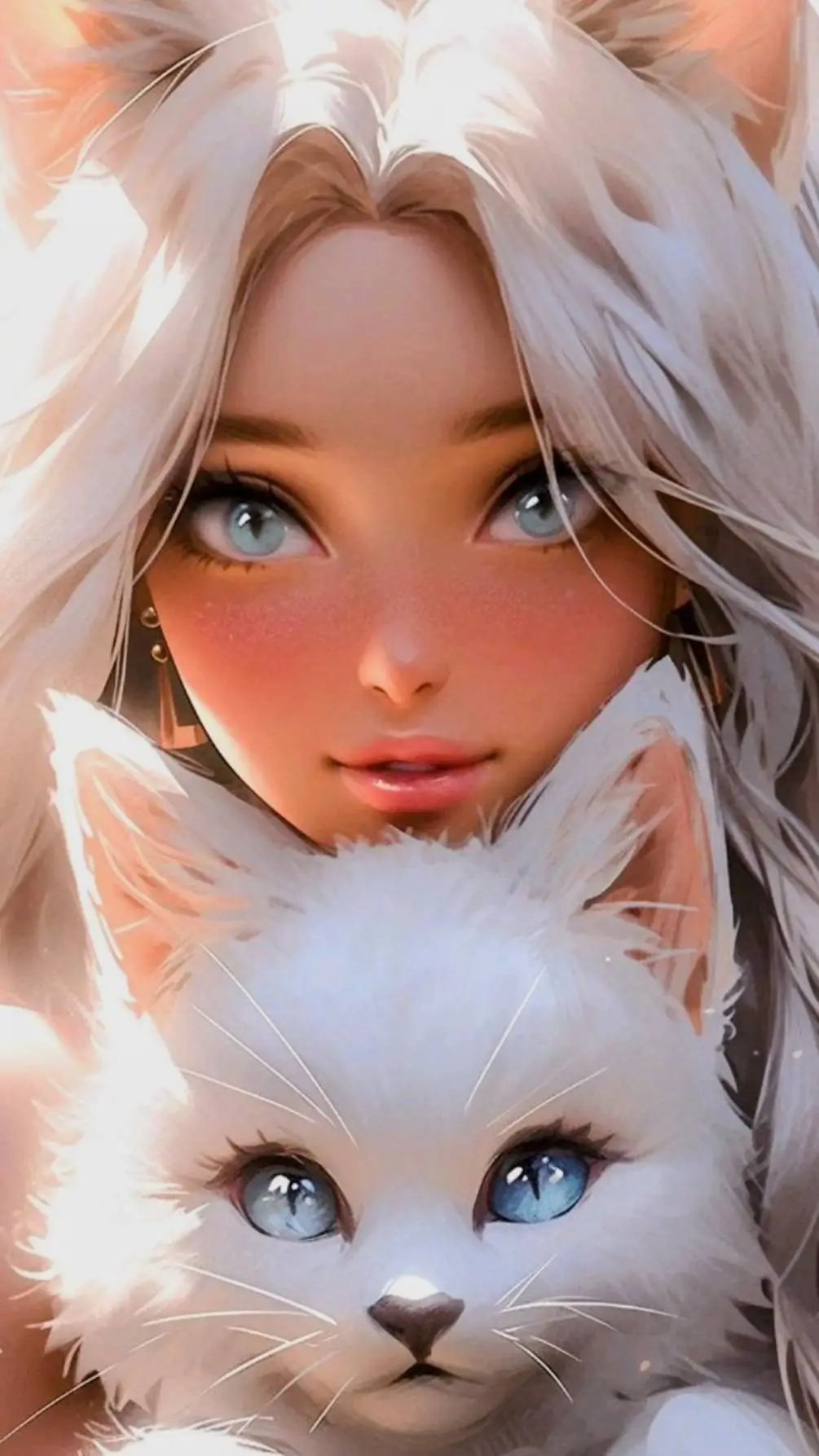 ai character: Sweet Girl background