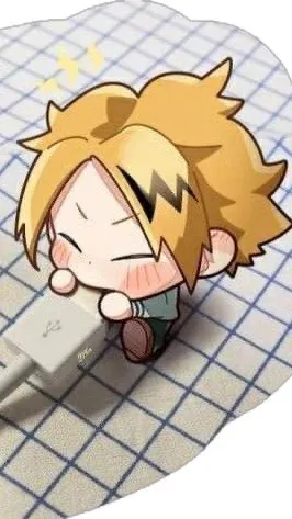 ai character: Denki Kaminari background