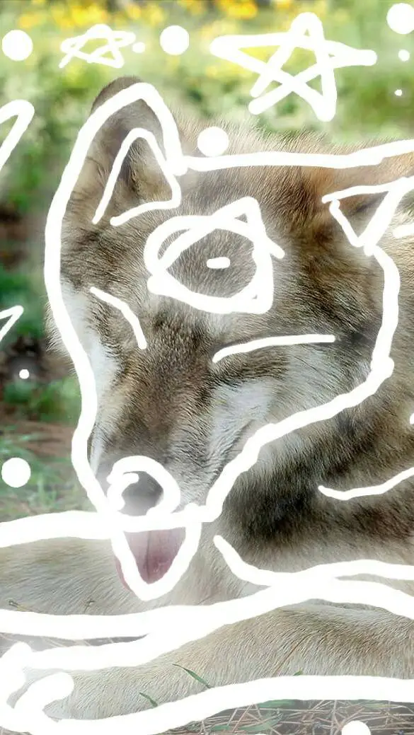 ai character: therian wolf background