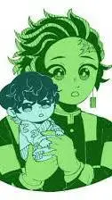 ai character: Baby mui background