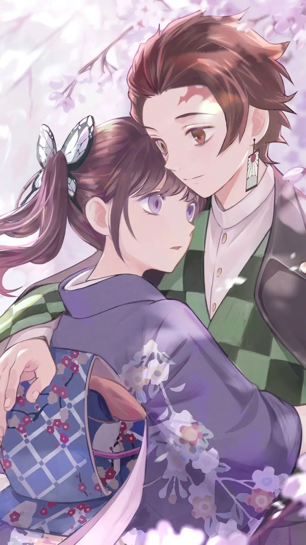 ai character: Tanjiro x Kanao background