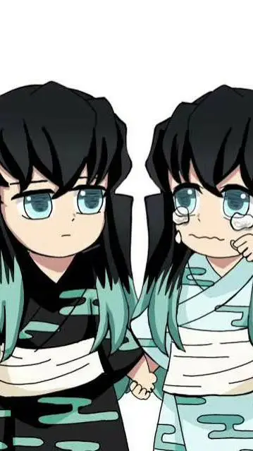 ai character: baby yui and mui background