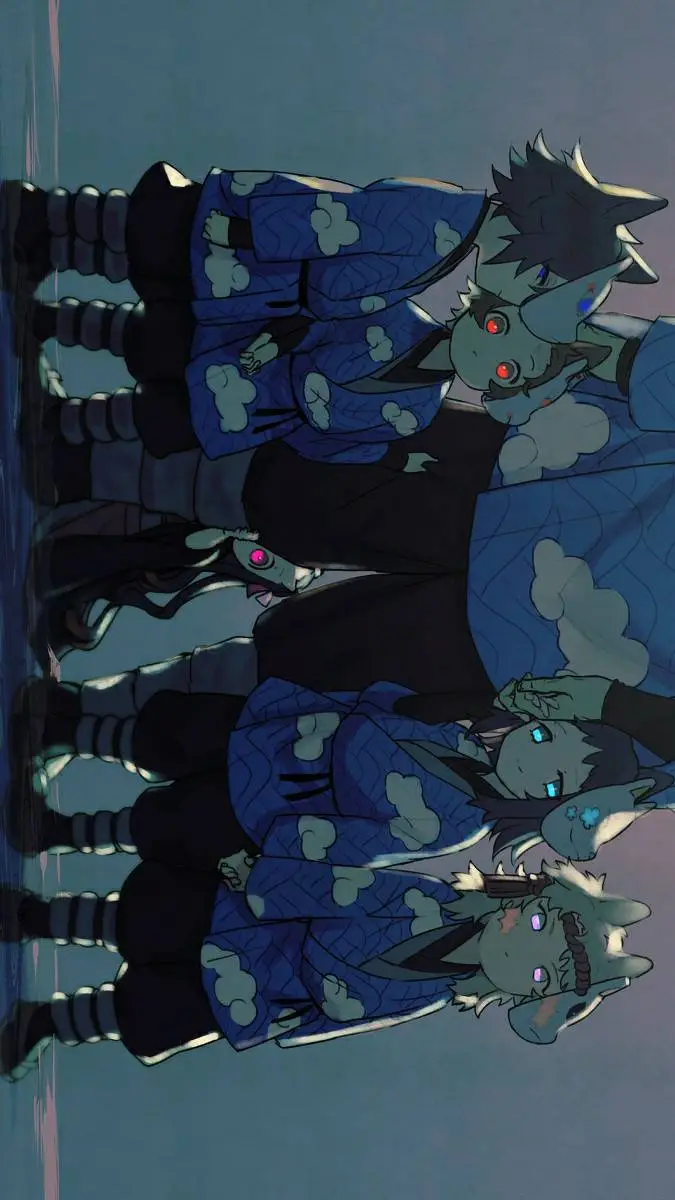 ai character: water kiddos  background