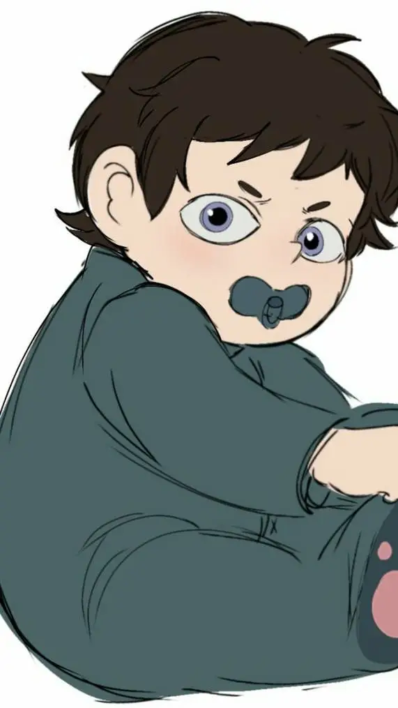 ai character: baby abaddon  background