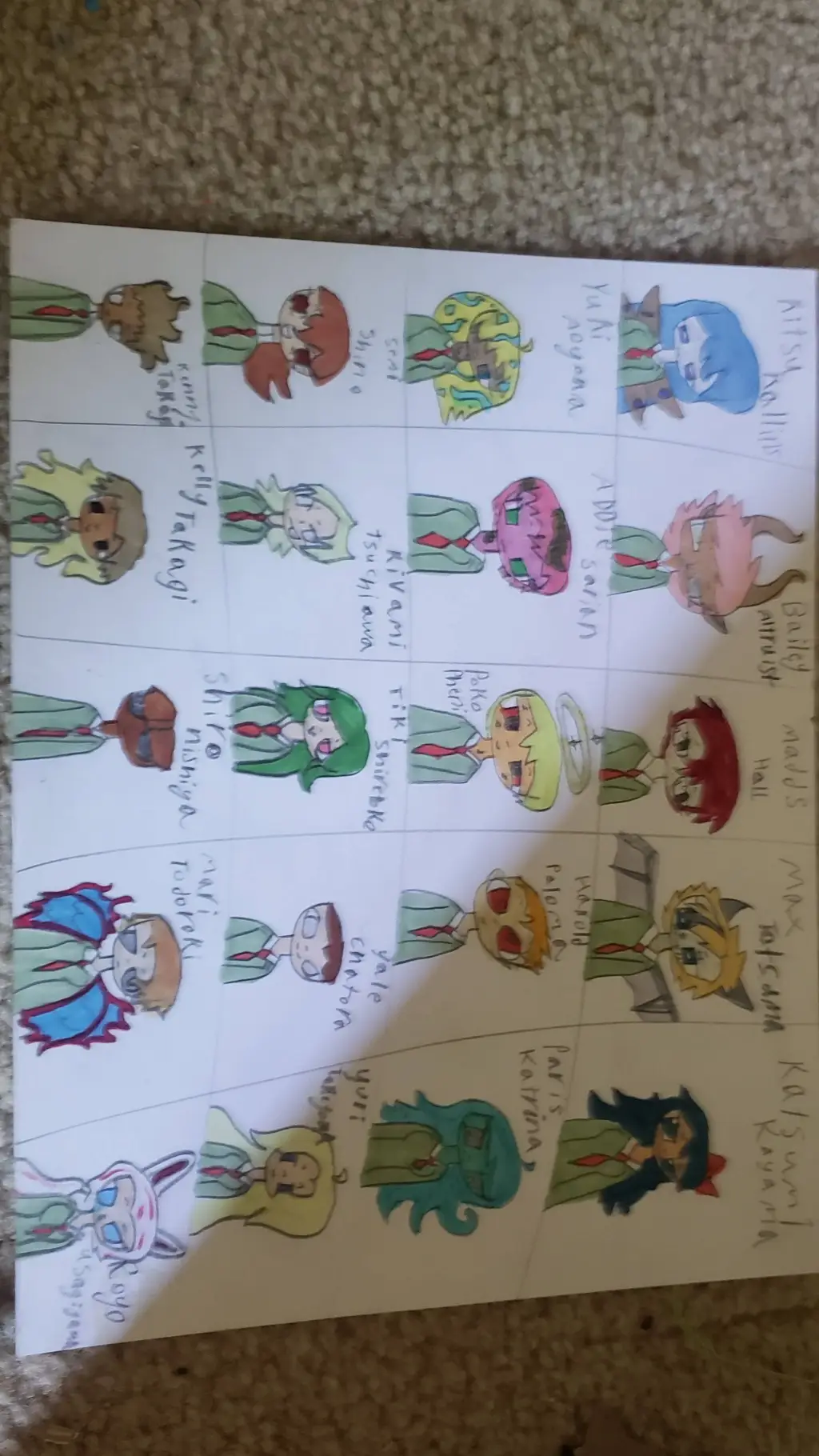 ai character: my mha class background