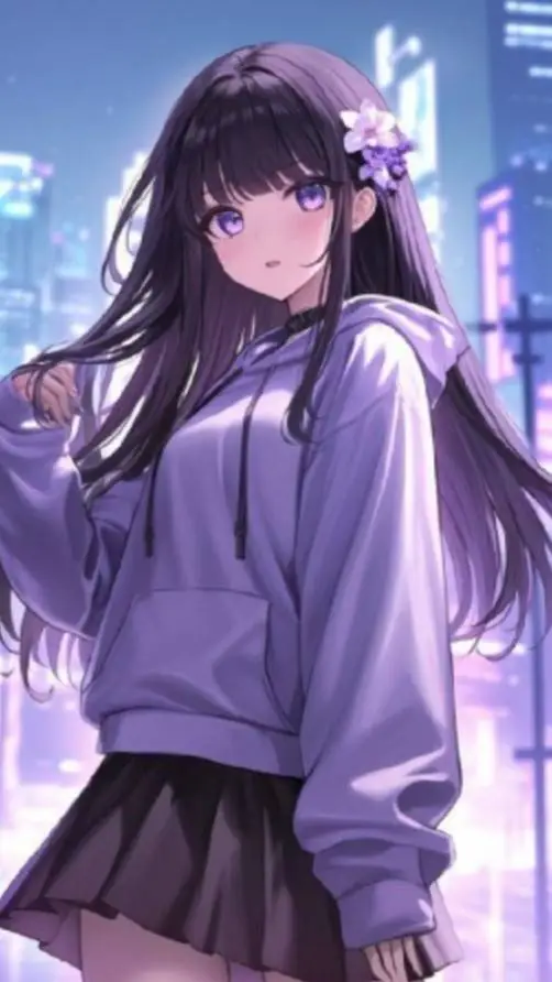 ai character: luna background