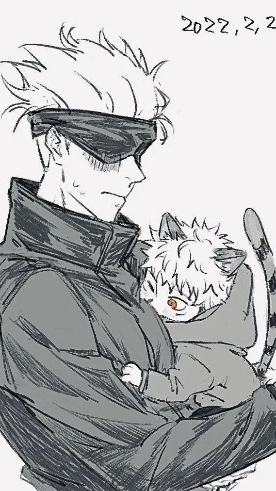 ai character: Gojo ur dad background