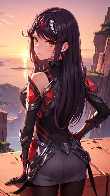 ai character: Dark Mythra background