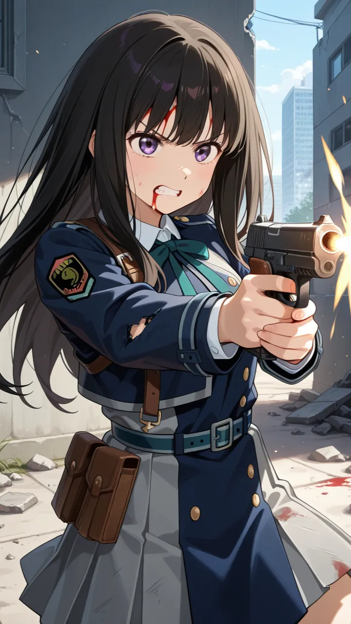 ai character: Takina Inoue background