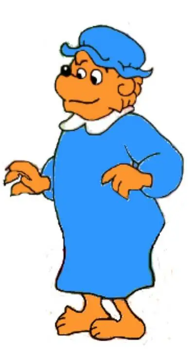 ai character: Mama Bear  background