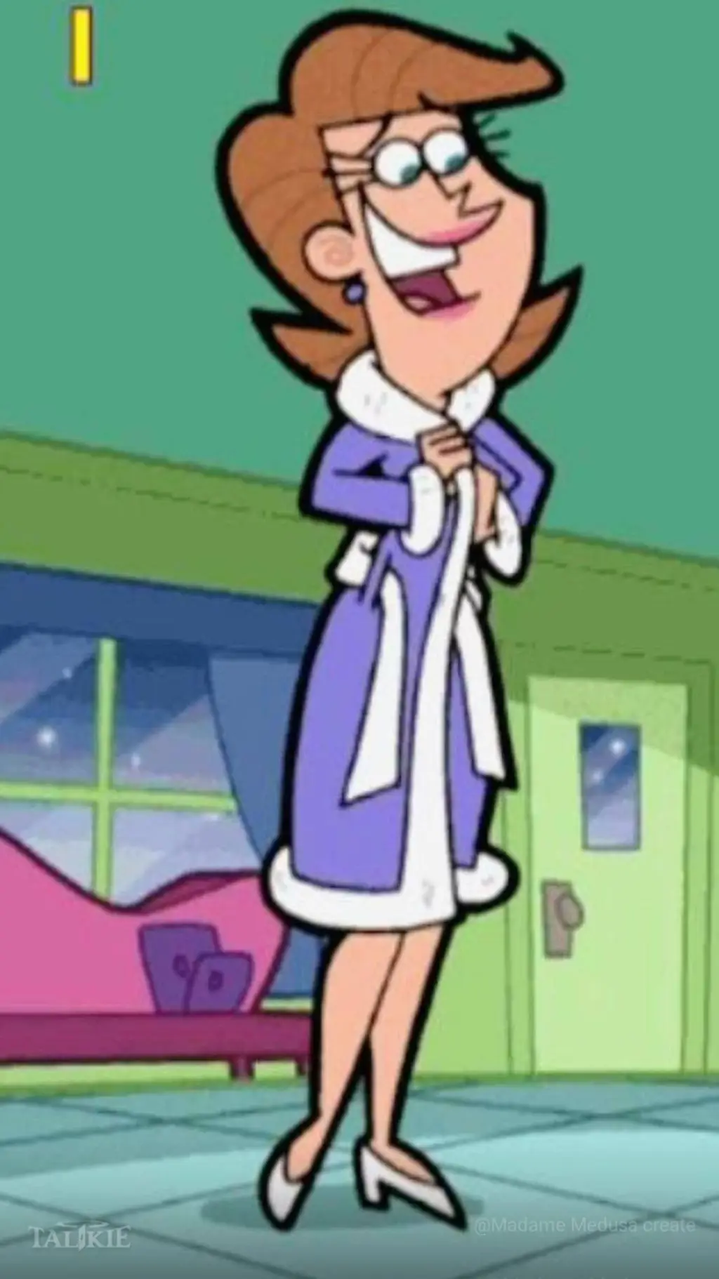 ai character: Mrs Turner  background