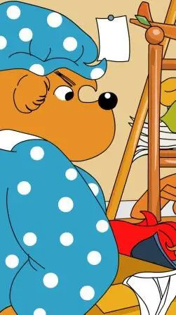 ai character: Mama Bear  background