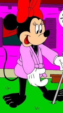 ai character: Minnie Mouse  background