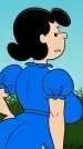 ai character: Lucy Van Pelt  background