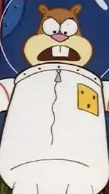 ai character: Sandy Cheeks  background