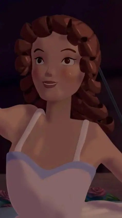 ai character: Ballerina  background