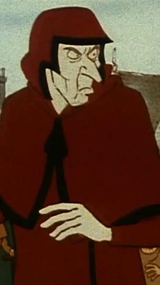 ai character: Frollo  background