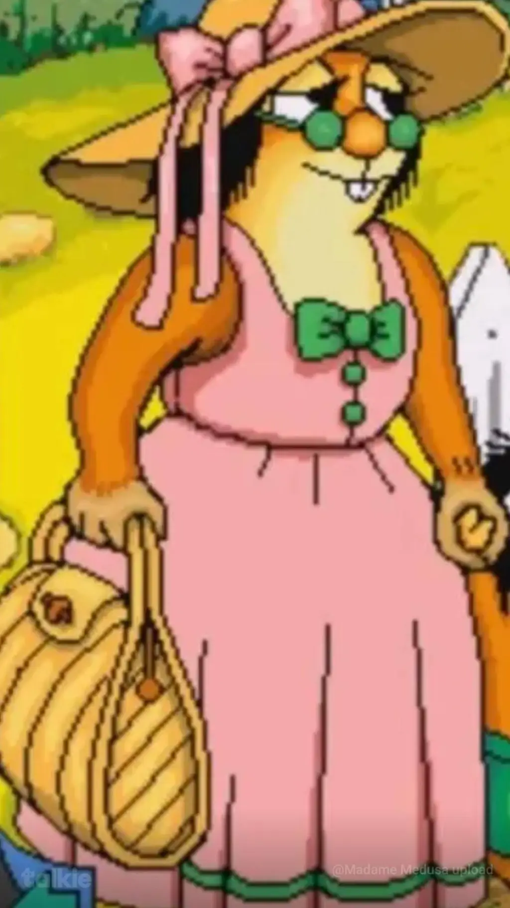 ai character: Grandma Critter  background