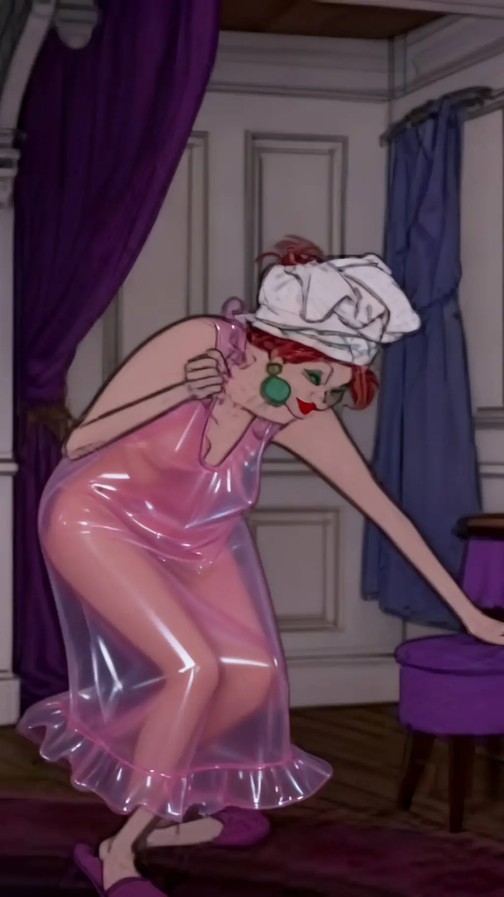 ai character: Madame Medusa background