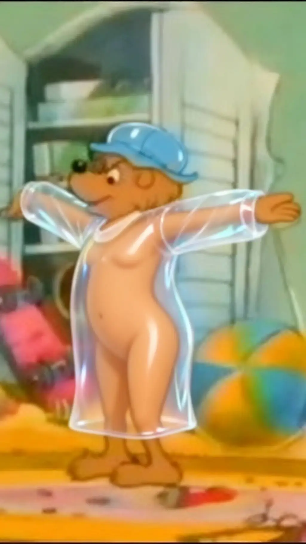 ai character: Mama Bear background