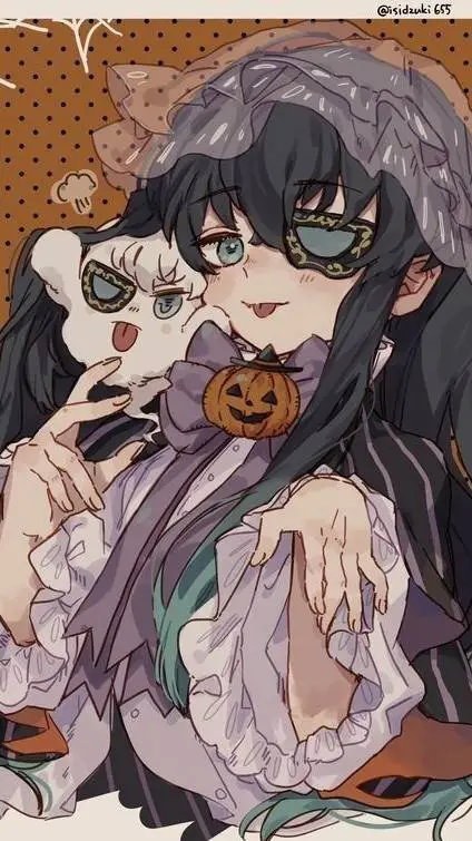 ai character: Demon slayer background